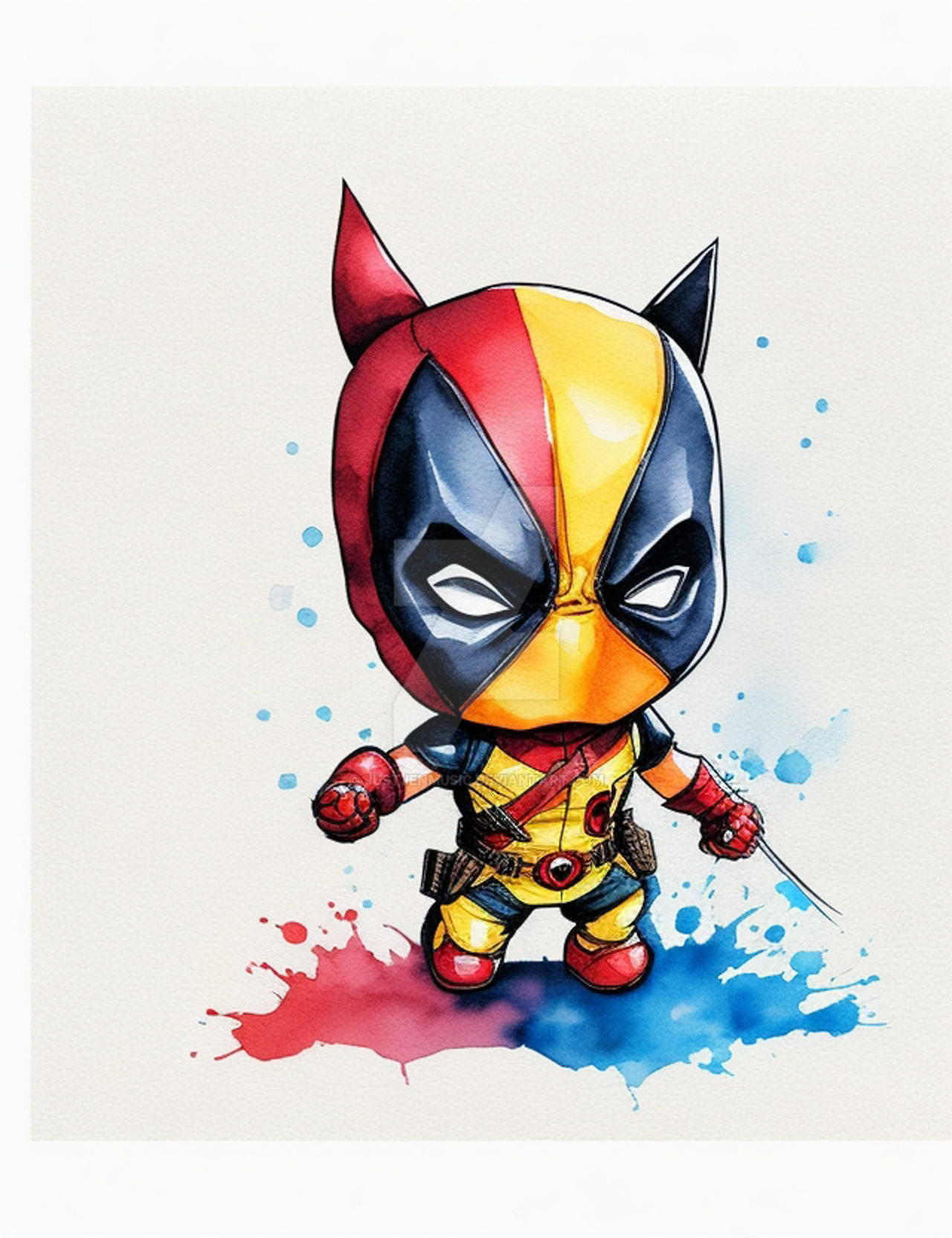 Deadpool Wolver Text Deadpool meets Wolvering by justjenmusic on DeviantArt
