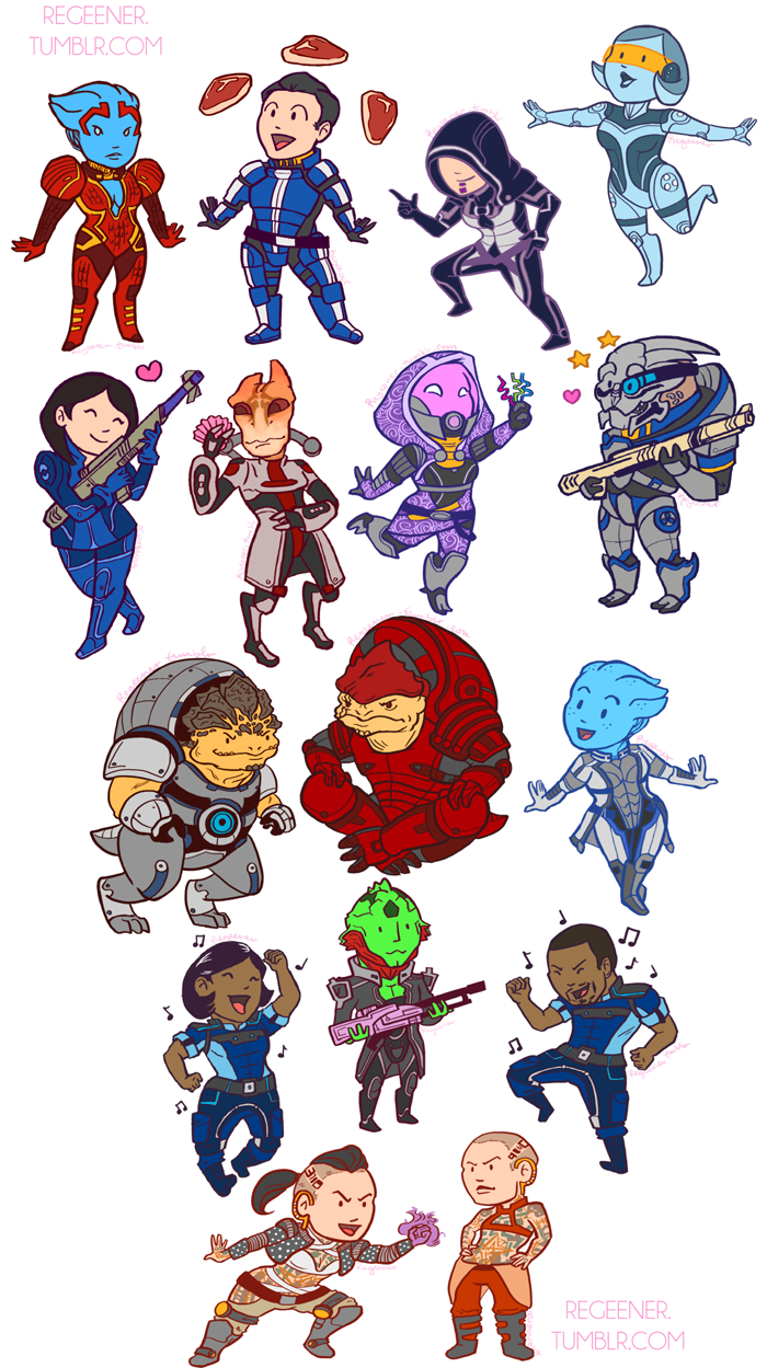 Chibi Mass Effect