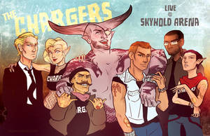The Chargers- Punk Band AU