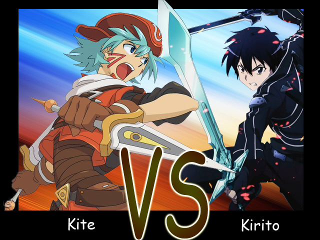 Online Battle: Kite vs Kirito by LoneWolfH on DeviantArt Online Battle: Kite vs Kirito by LoneWolfH on DeviantArt
