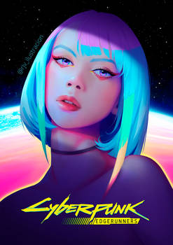 Lucy - Another  Cyberpunk fan art