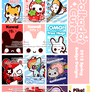 Polkadot Cute 2012 Spring Badge Designs