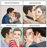 Klaine - Cute Kiss Meme