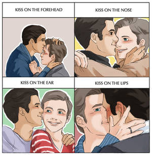 Klaine - Cute Kiss Meme