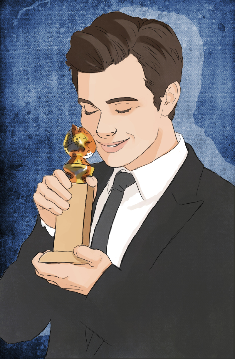 And it goes to... Chris Colfer