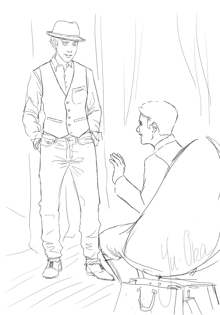 Klaine - Shopping - Outlines