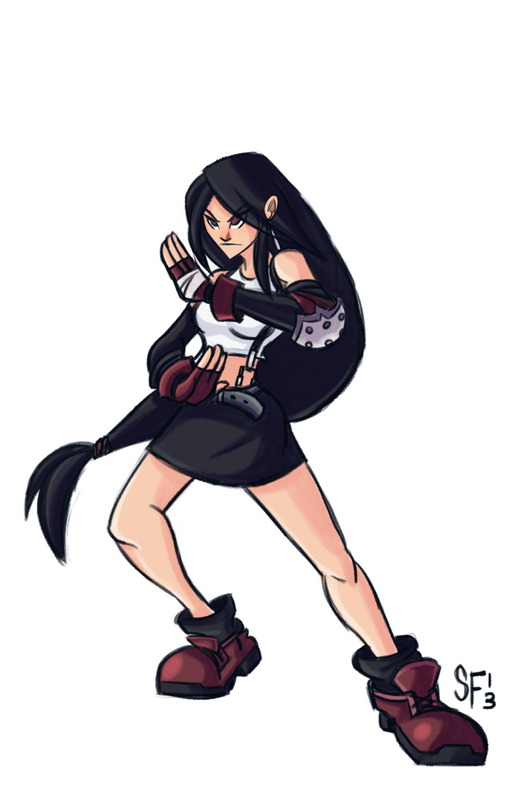 Tifa Sketch by Tigerhawk01 on DeviantArt