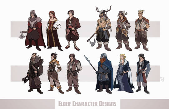 Eldeif Character Designs Part 2