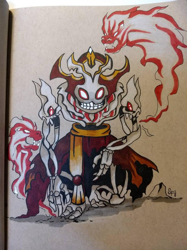 Skeleton Deity by Tigerhawk01 on DeviantArt