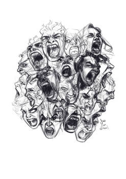 Sketchdump + HOW TO DRAW SCREAMING FACES VIDEO!