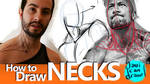 HOW TO DRAW NECKS - A Youtube Tutorial by javicandraw