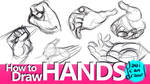 How to Draw Hands - A Youtube Tutorial by javicandraw