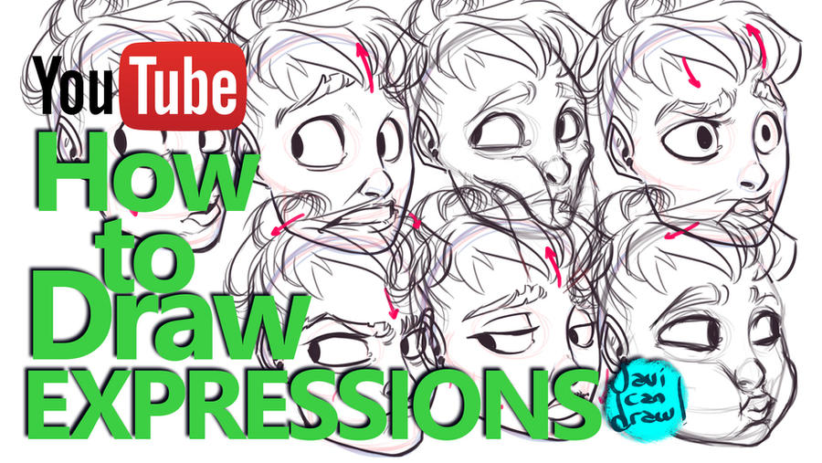 HOW TO DRAW EXPRESSIONS - A YouTube Tutorial by javicandraw