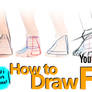 HOW TO DRAW FEET: A YouTube Tutorial