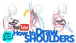 HOW TO DRAW SHOULDERS - A YouTube Tutorial by javicandraw