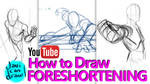 HOW TO DRAW FORESHORTENING - A YouTube Tutorial by javicandraw