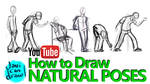 HOW TO DRAW NATURAL POSES - A YouTube Tutorial by javicandraw