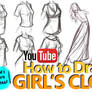 HOW TO DRAW FEMALE CLOTHES - A YouTube Tutorial