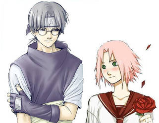 kabuto X sakura by anael-hime