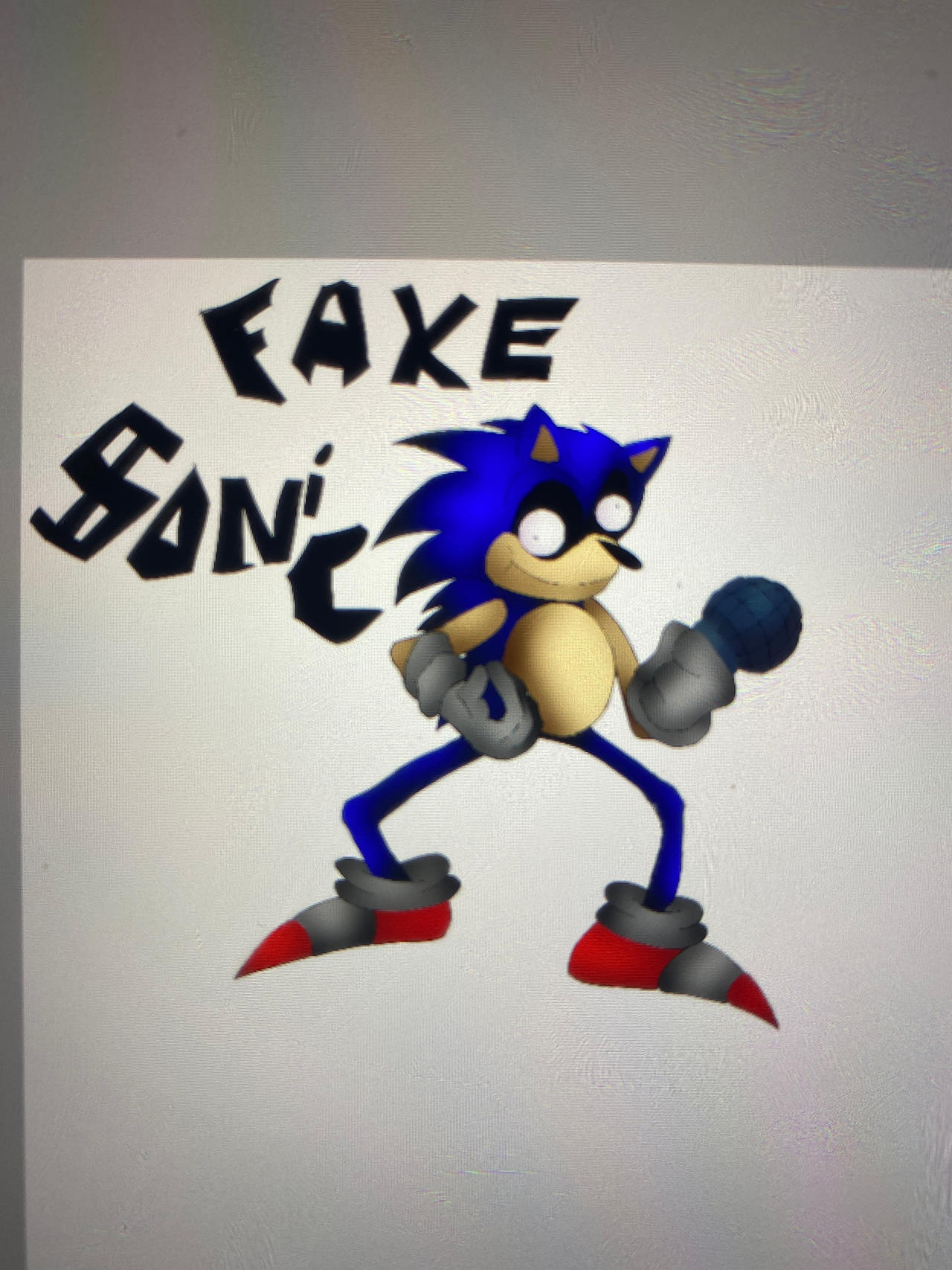 Fake sonic by lucaandsroblox718 on DeviantArt