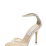 Monique Lhuillier Lace Peep Toe Sandals | Shoppers