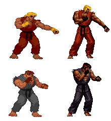 Evil Ryu and Evil Ken