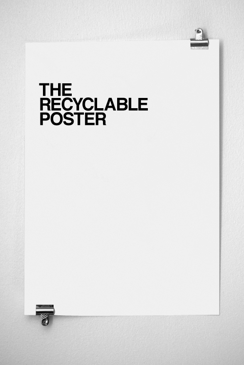 the recyclable poster