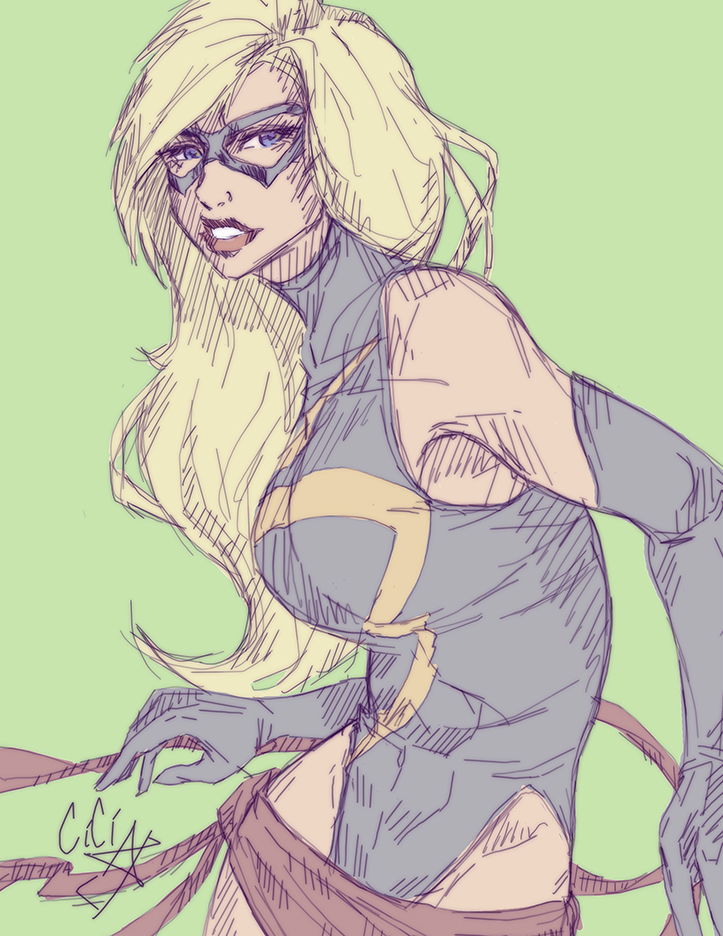 Ms. Marvel - Sketch Commission