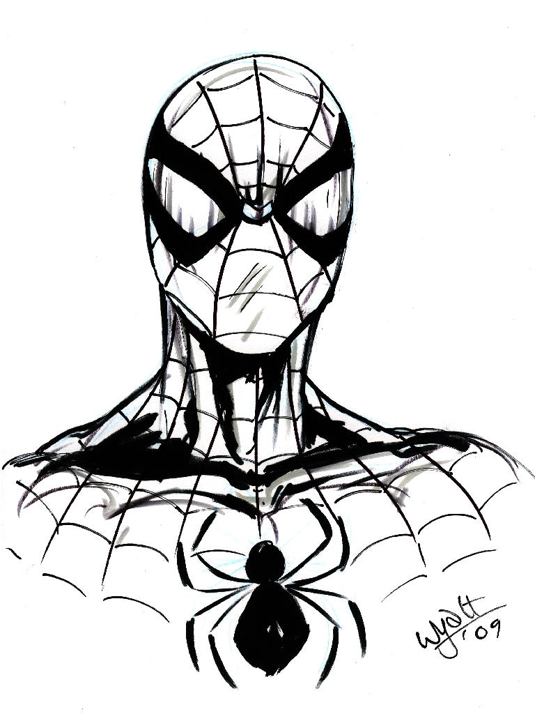 Web Head Colour In Web-head sketch by swyattart on DeviantArt