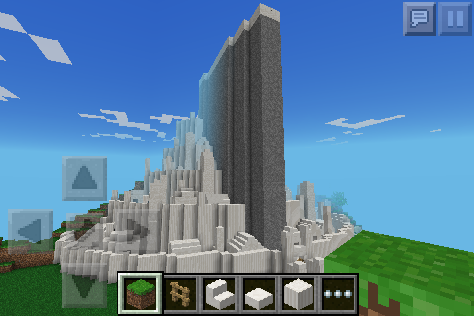 Minas Tirith built in Minecraft by Afotai on DeviantArt