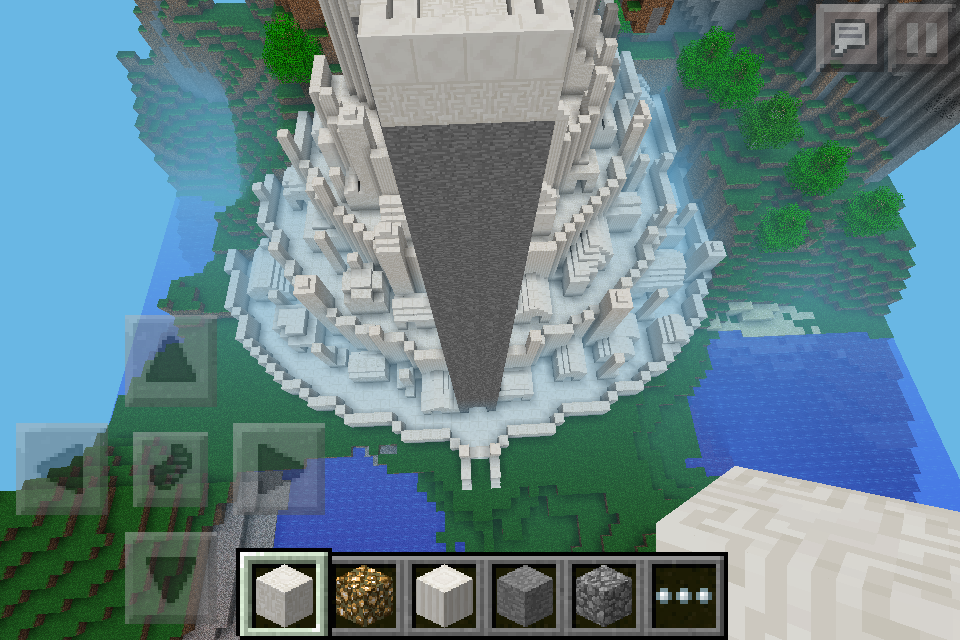 Minecraft: Minas Tirith Angle #2 by AlphaRain-Official on DeviantArt