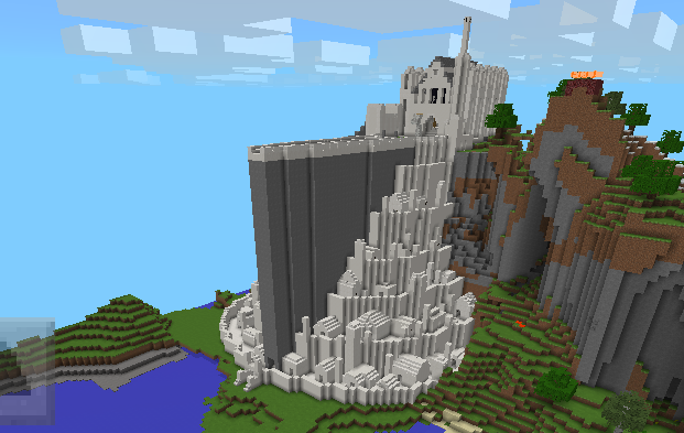 Minecraft: Minas Tirith Angle #2 by AlphaRain-Official on DeviantArt