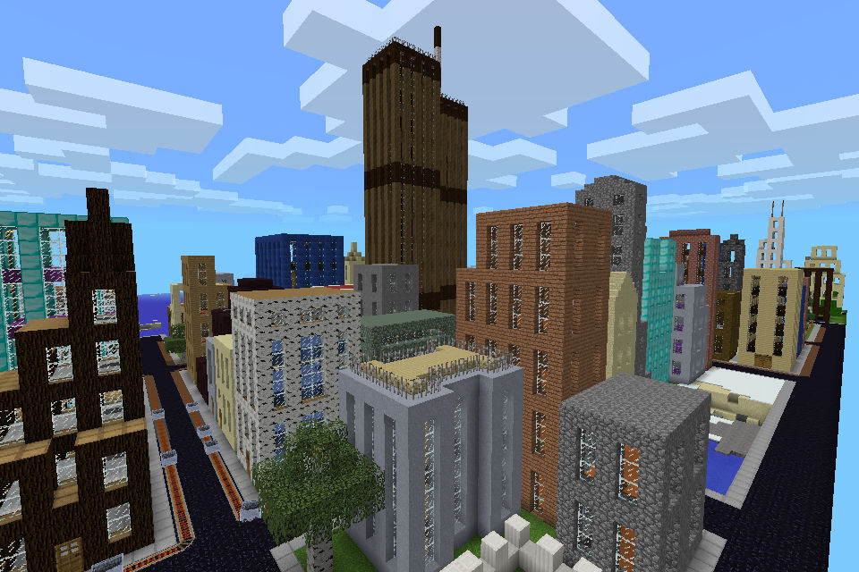 Minecraft Developed City Minecraft City by AlphaRain-Official on DeviantArt