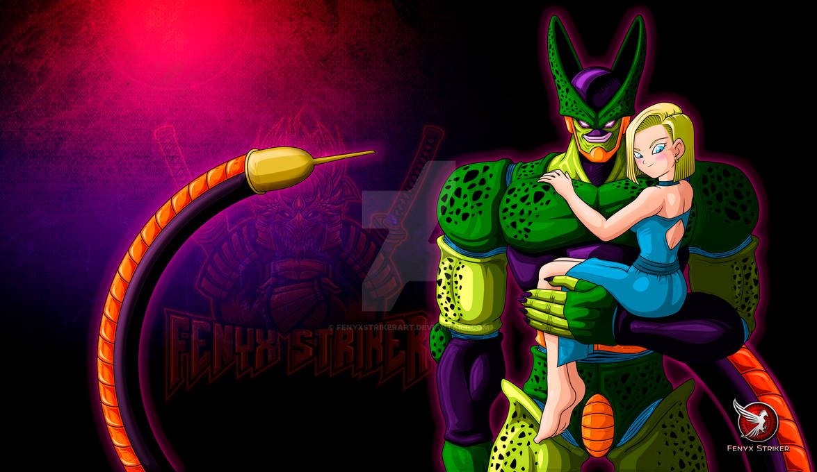 Android 18 Text Android 18 and Cell - Imperfect Valentines Day by FenyxStrikerArt on ...