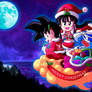 Goku and Chichi Christmas Nigth