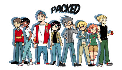 cast of packed