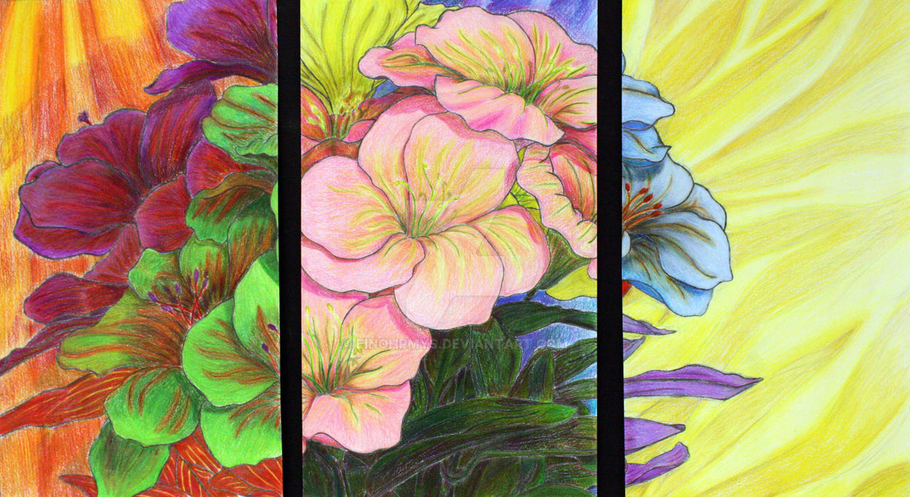 Floral Tryptic