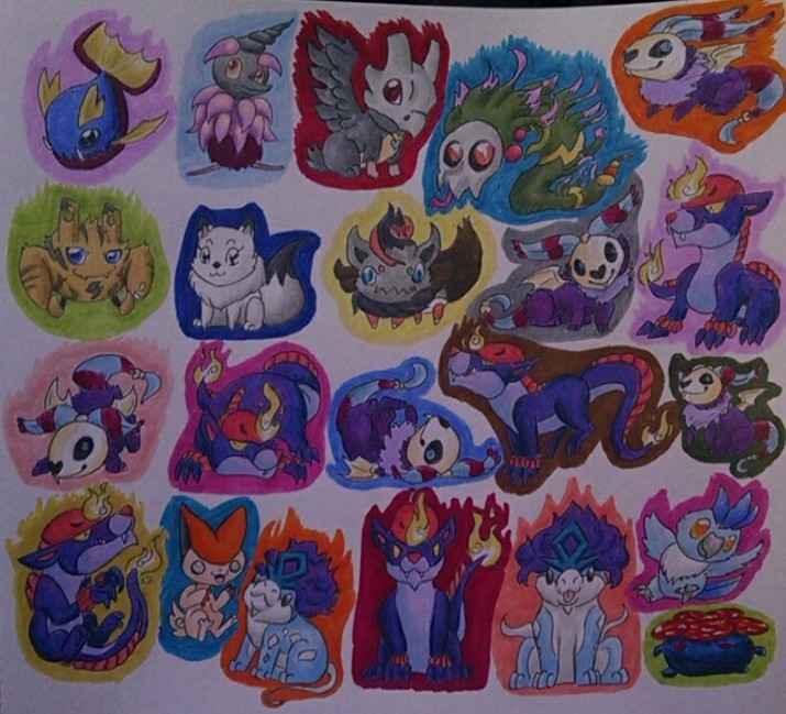 Chibi Mega Pokemon Chibi Mega Batch 1 by TwiliShewolf on DeviantArt