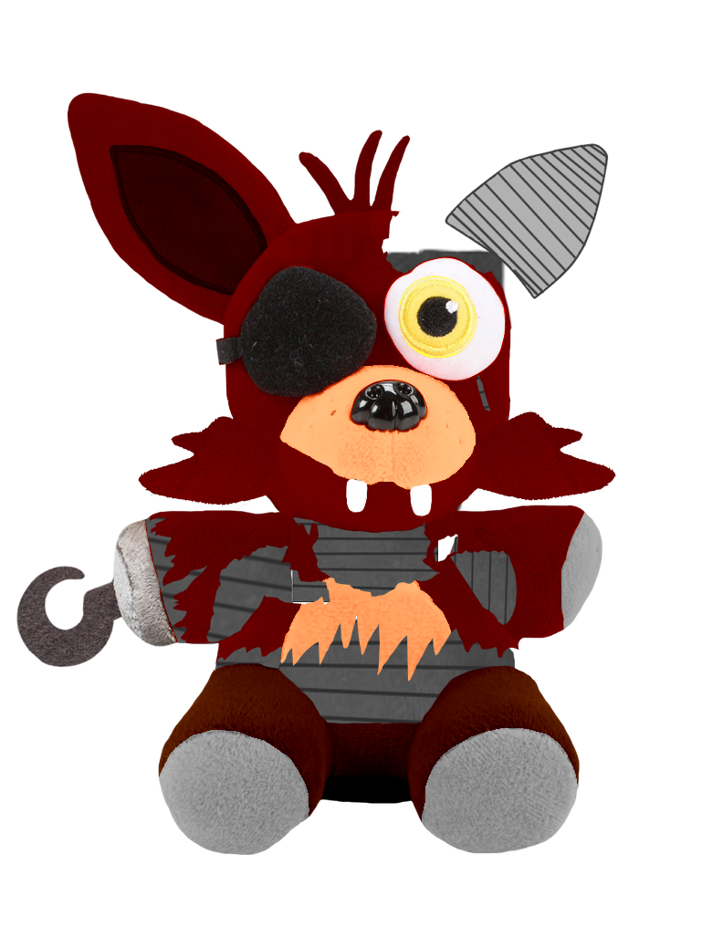 Fixed Funko Fnaf Withered Foxy Plush by artisticbo1 on DeviantArt