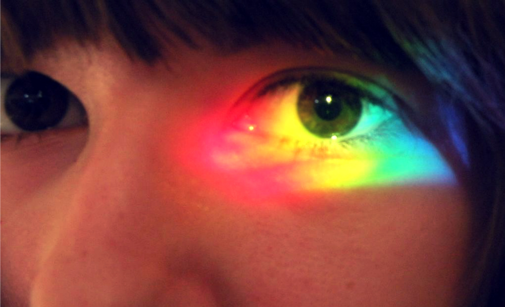 Rainbow eyeebaaaalll.