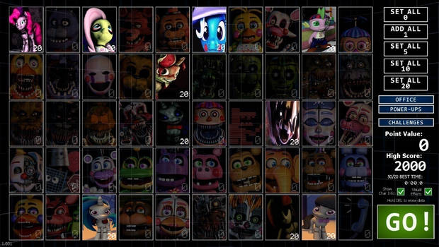 FNAP In Ultimate Custom Night (10/20 Mode)