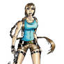 Lara Croft Colour WIP