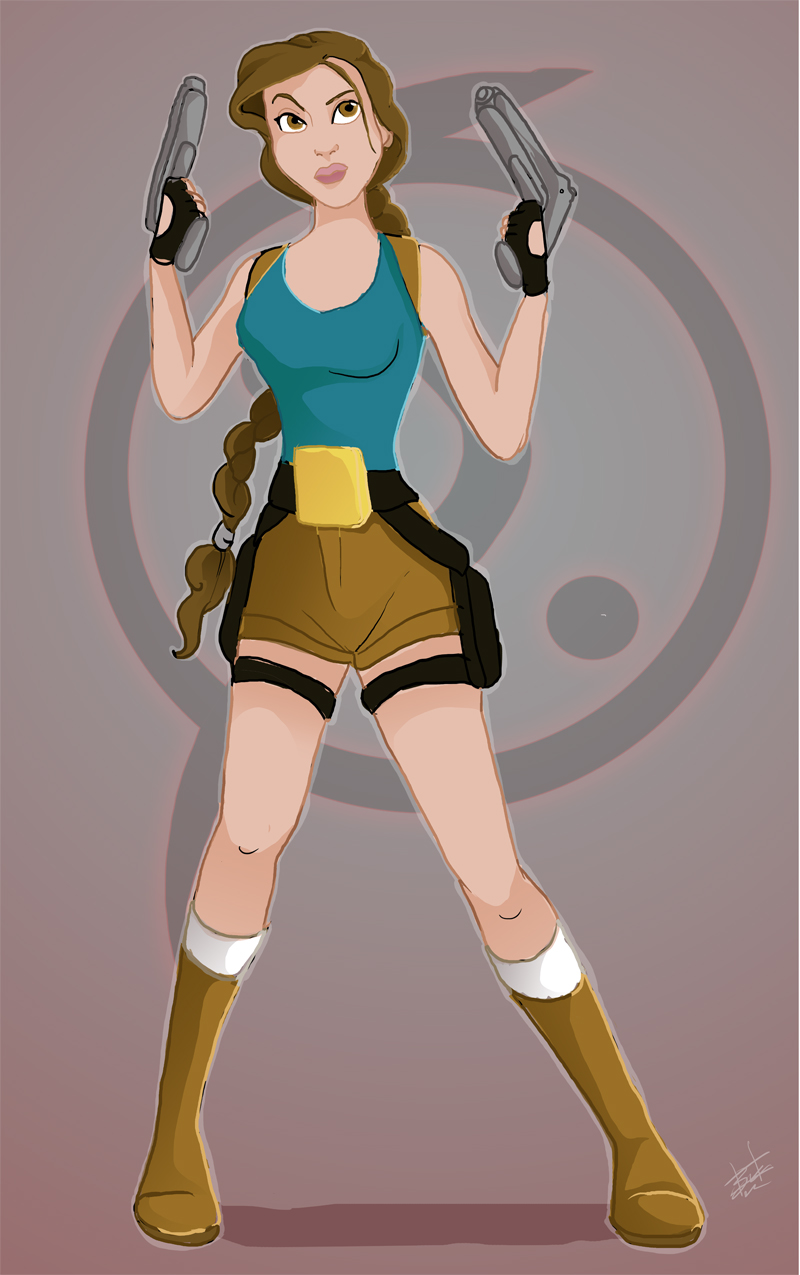 Attempt at a Disney version of Classic Lara Croft