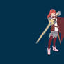Red and White Lucina Minimalist Wallpaper