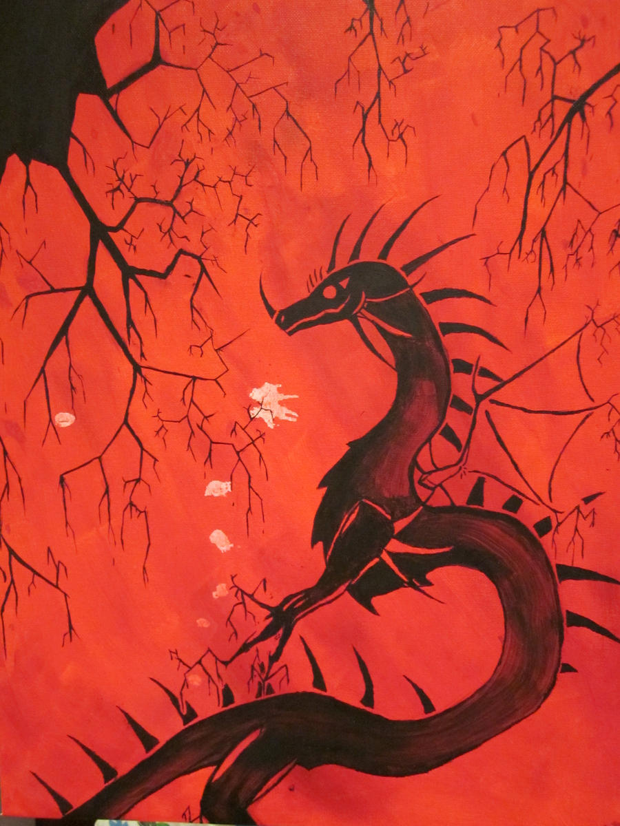 Silhouette Dragon