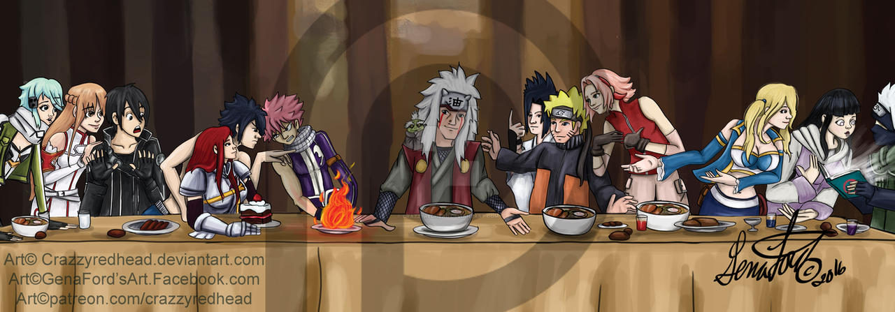 Last Supper Anime by crazzyredhead on DeviantArt