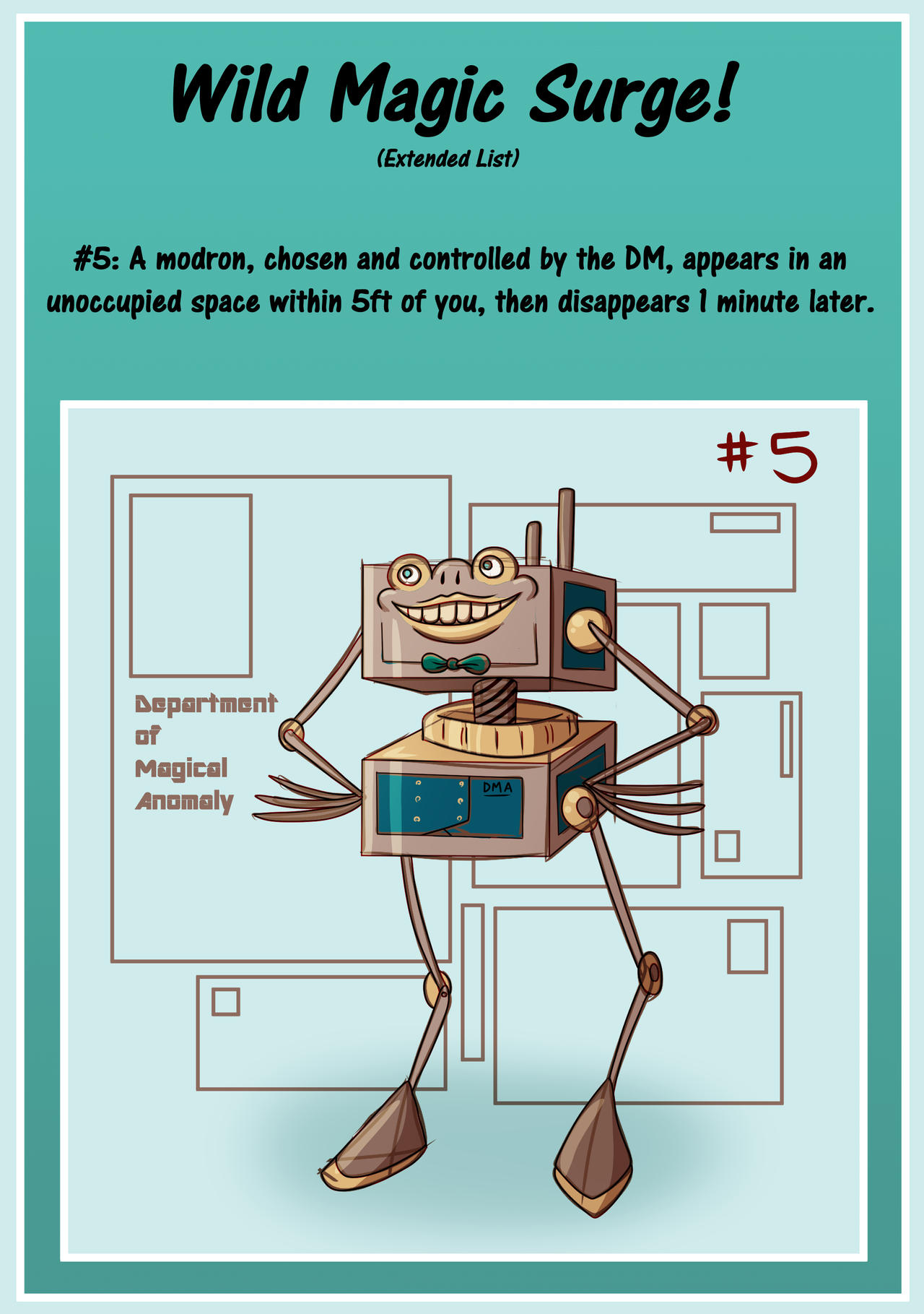 Wild Magic 5, Modron! by Mesifin on DeviantArt
