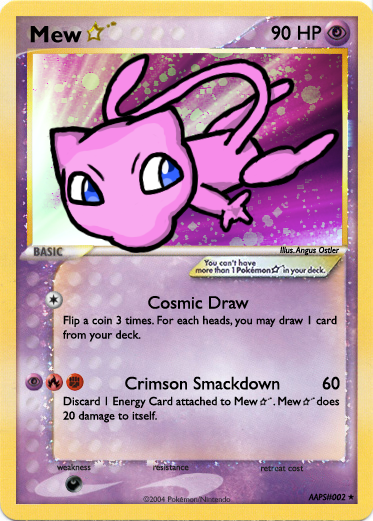 AAPS002 - Mew Gold Star by AggroAmpharos on DeviantArt