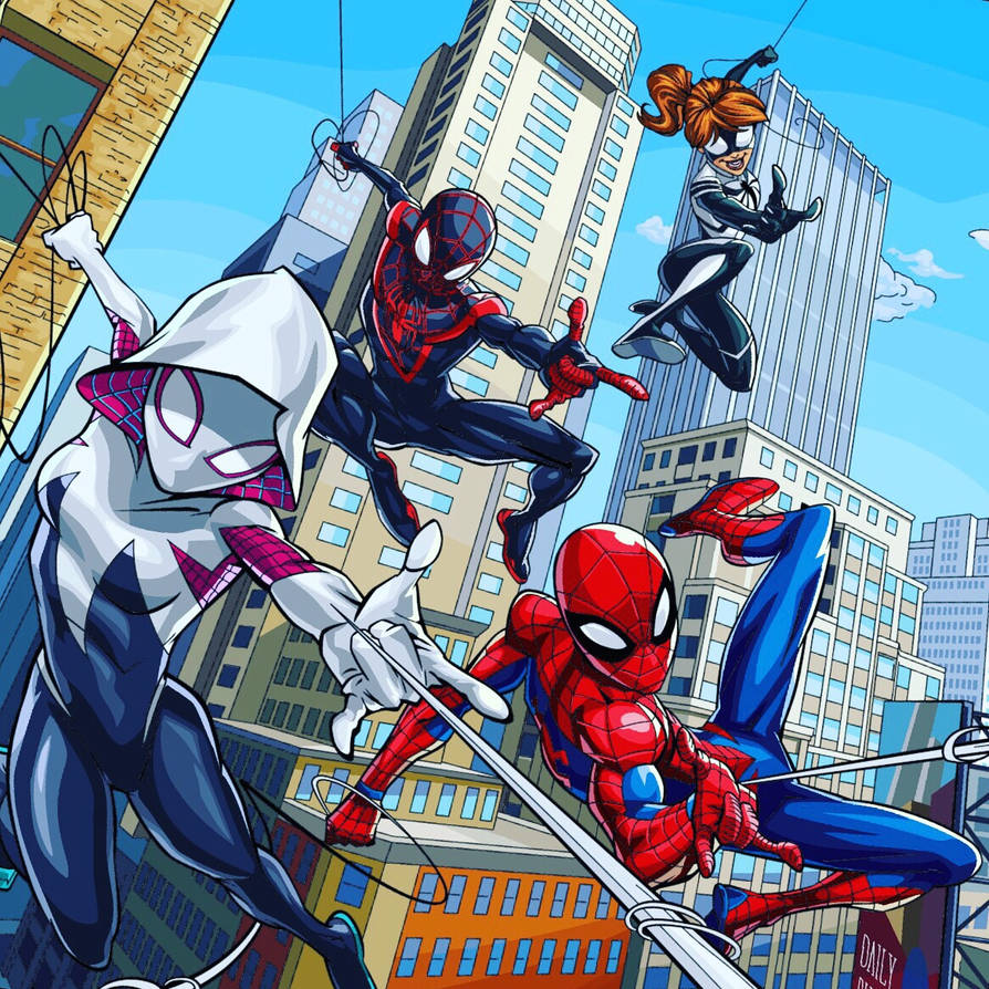 Spider-Man and The Web Warriors by alfonsopina887 on DeviantArt