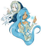 Arttrade: Celsia and Sirene by Shibun
